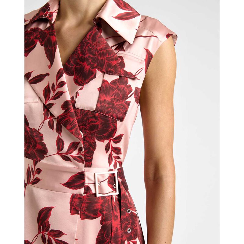 Cue Amour Floral Pleated Maxi Dress image number 2